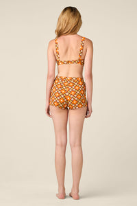 Princess Highway - Mimi Geo Boyleg Bikini Bottom - chocolate