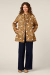 Princess Highway - Dogs & Flowers Raincoat - chocolate