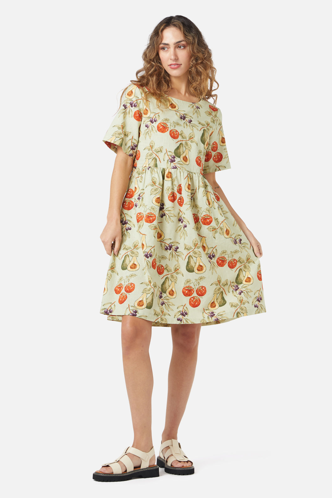 Sunset Paisley Smock Dress – Princess Highway