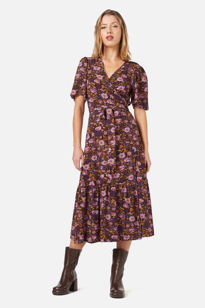 Cynthia Wrap Dress Princess Highway 5976