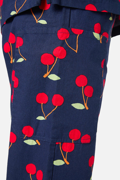 Princess Highway - Sweet Cherry Scrub Set - navy