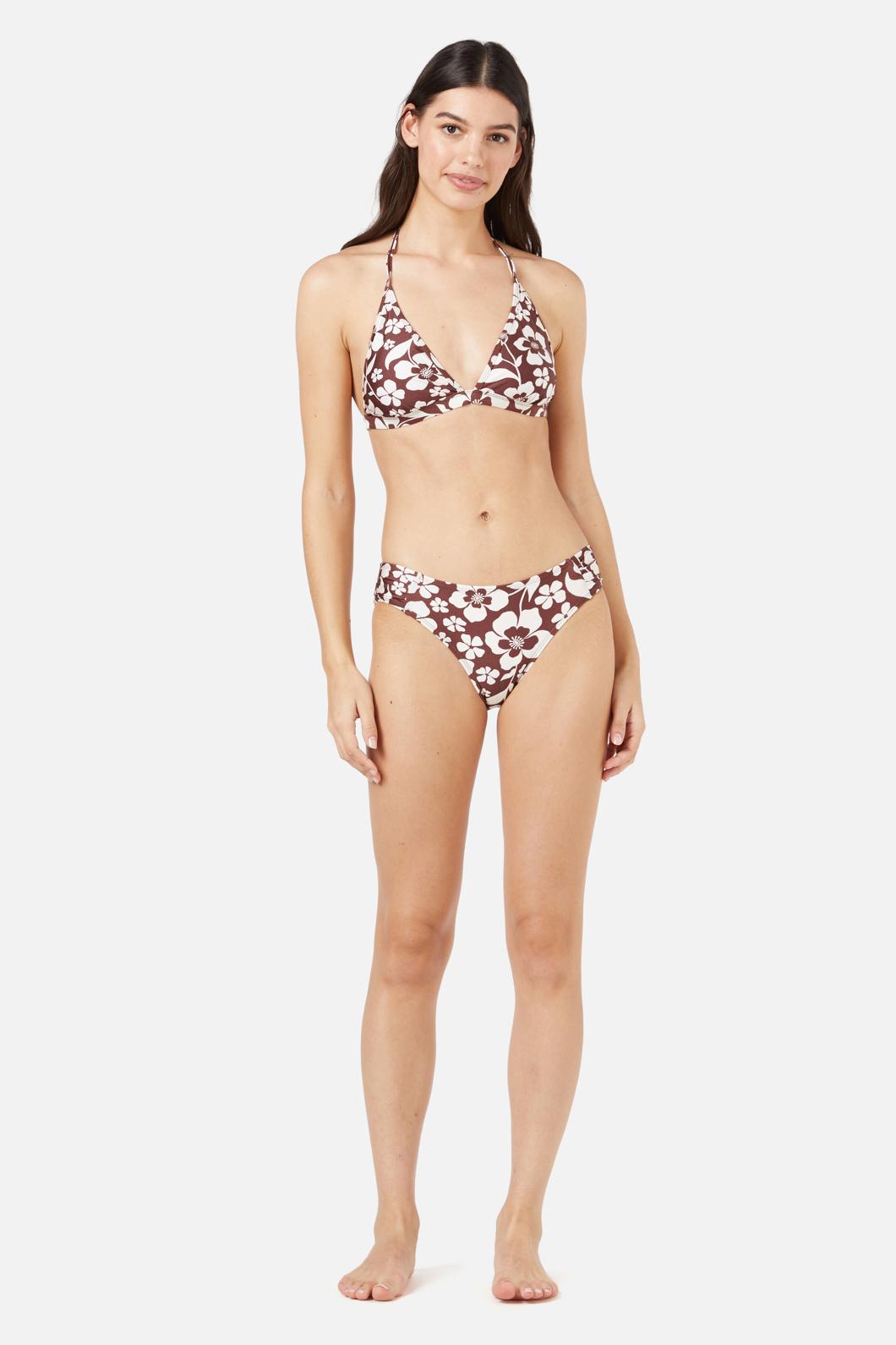 Princess Highway - Cecelia Tri Bikini Top - chocolate