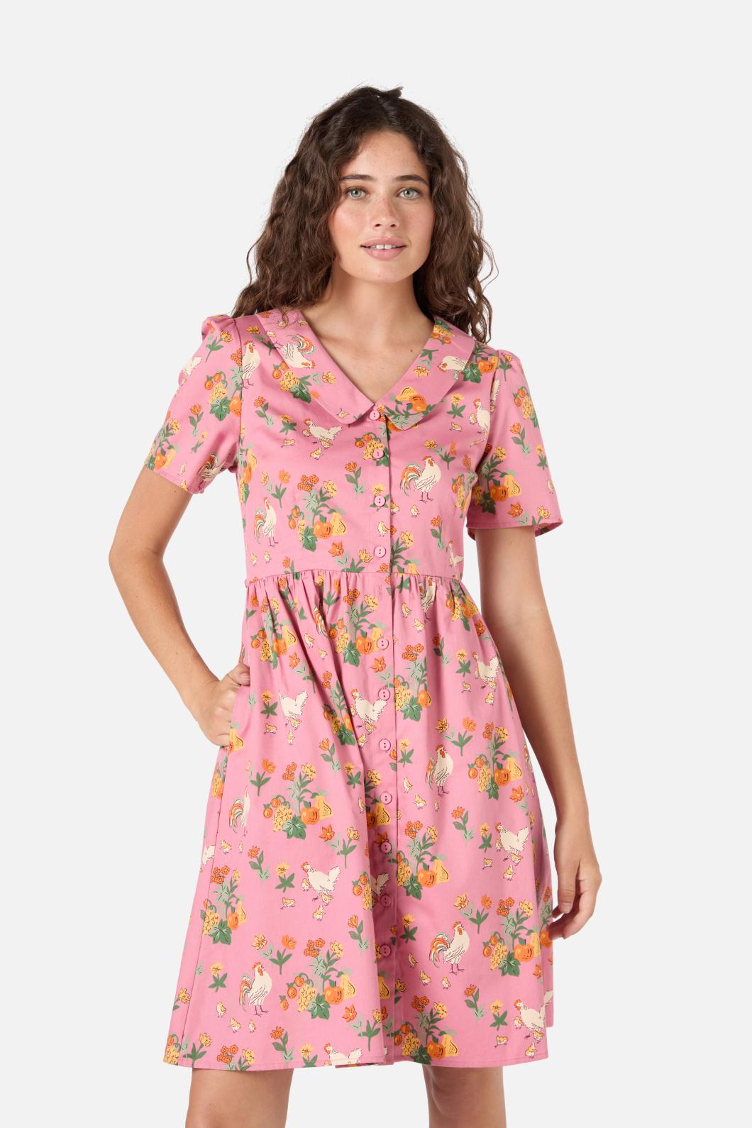 princess highway chicken dress Chickens Mini Shirt Dress Princess Highway