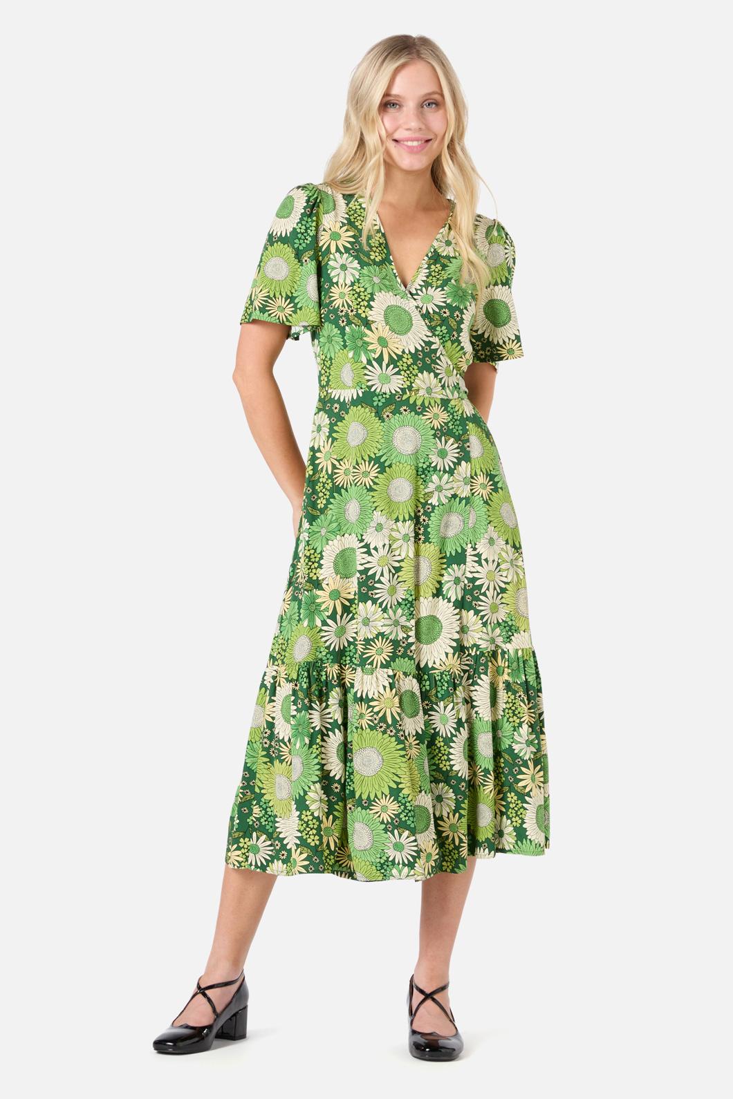 Viva Floral Midi Wrap Dress Princess Highway Viva Floral Midi Wrap Dress Princess Highway