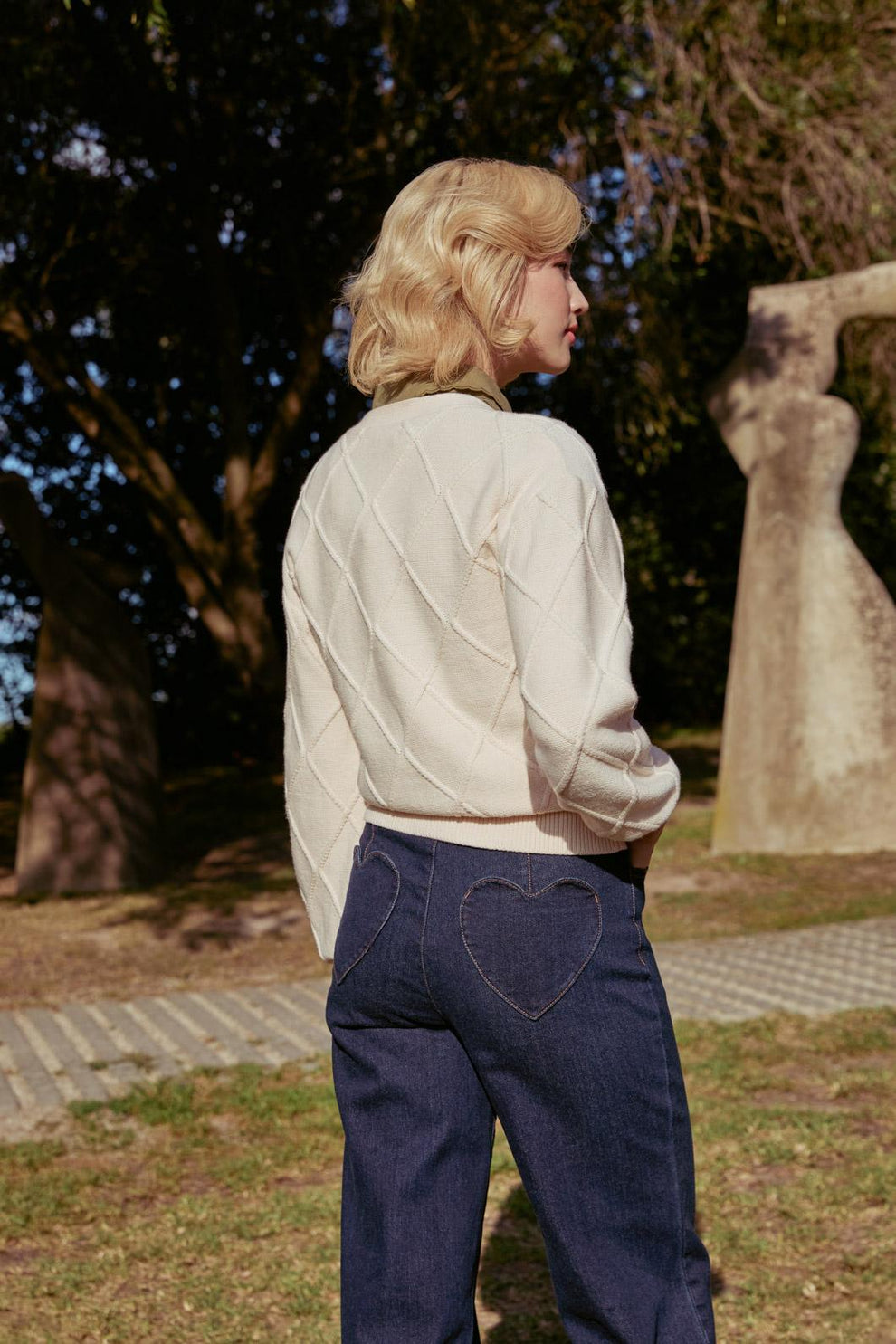 Sophia hearts design jean