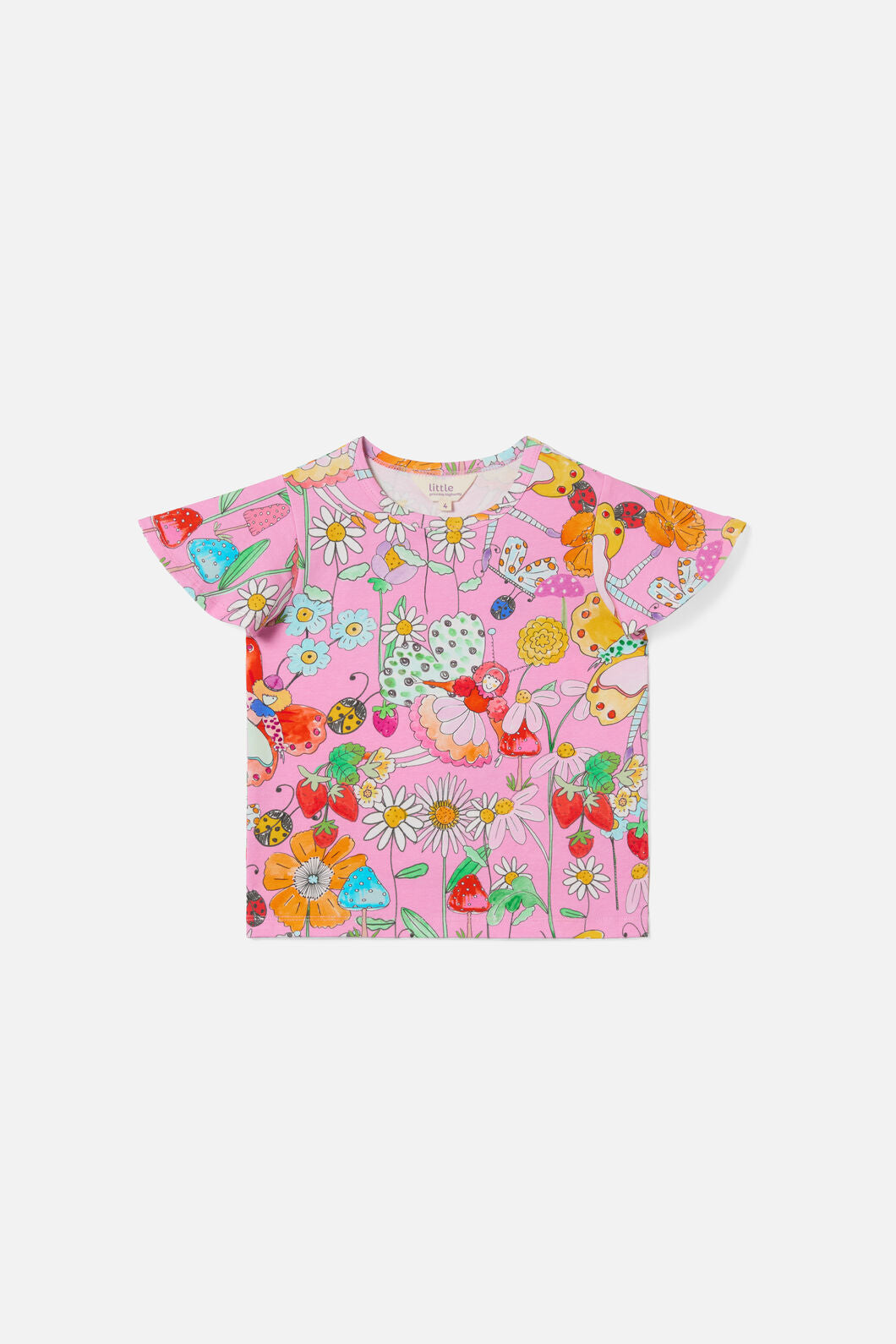 Princess Highway - Fairies Kids Flutter Tee - pink