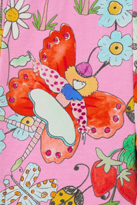 Princess Highway - Fairies Kids Flared Legging - pink