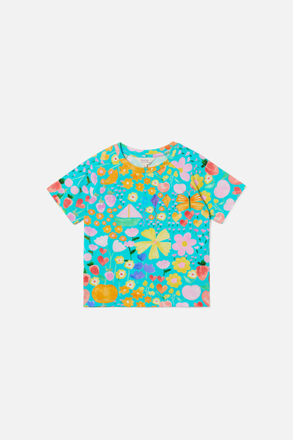 Princess Highway - Pretty Things Kids Ss Tee - green