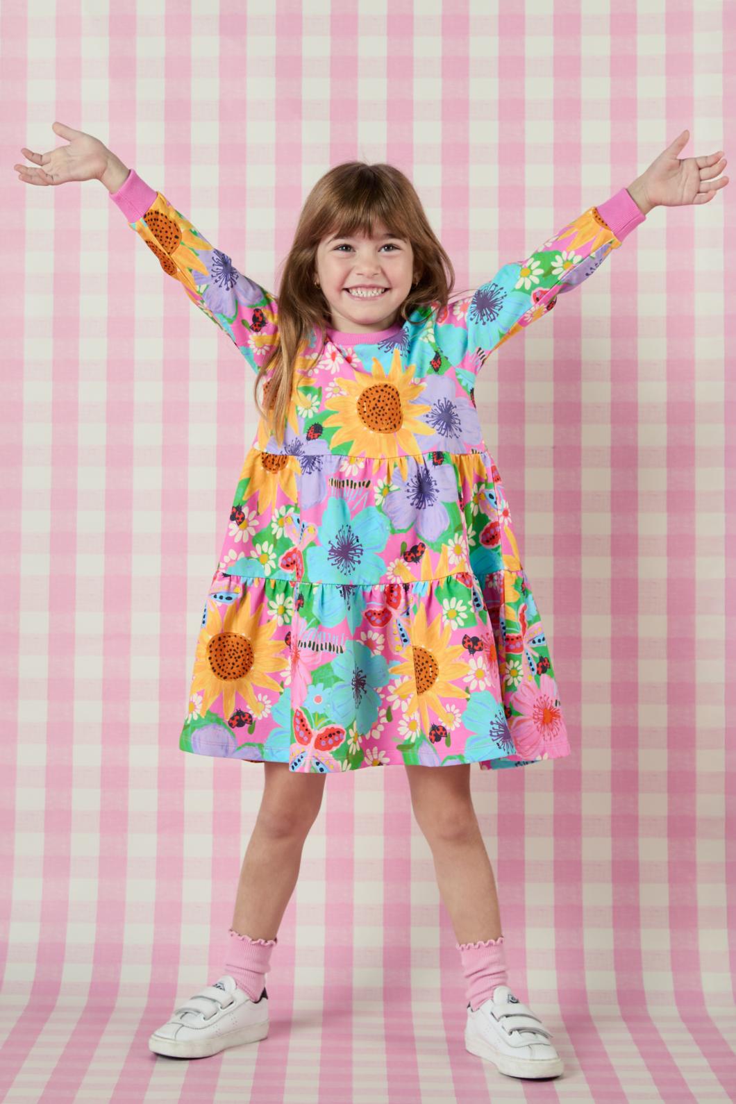 Princess Highway - Sunflower Kids Dress - multi