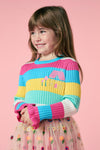 Princess Highway - Cottage Stripe Kids Rib Top - multi