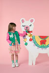 Princess Highway - Llama Kids Cardigan - multi