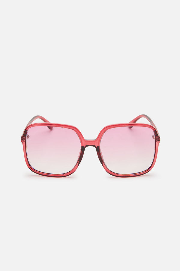 Princess Highway - Berry 70s Glamour Sunglasses - berry