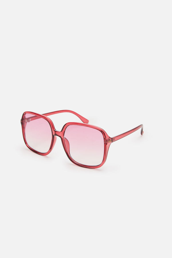 Princess Highway - Berry 70s Glamour Sunglasses - berry