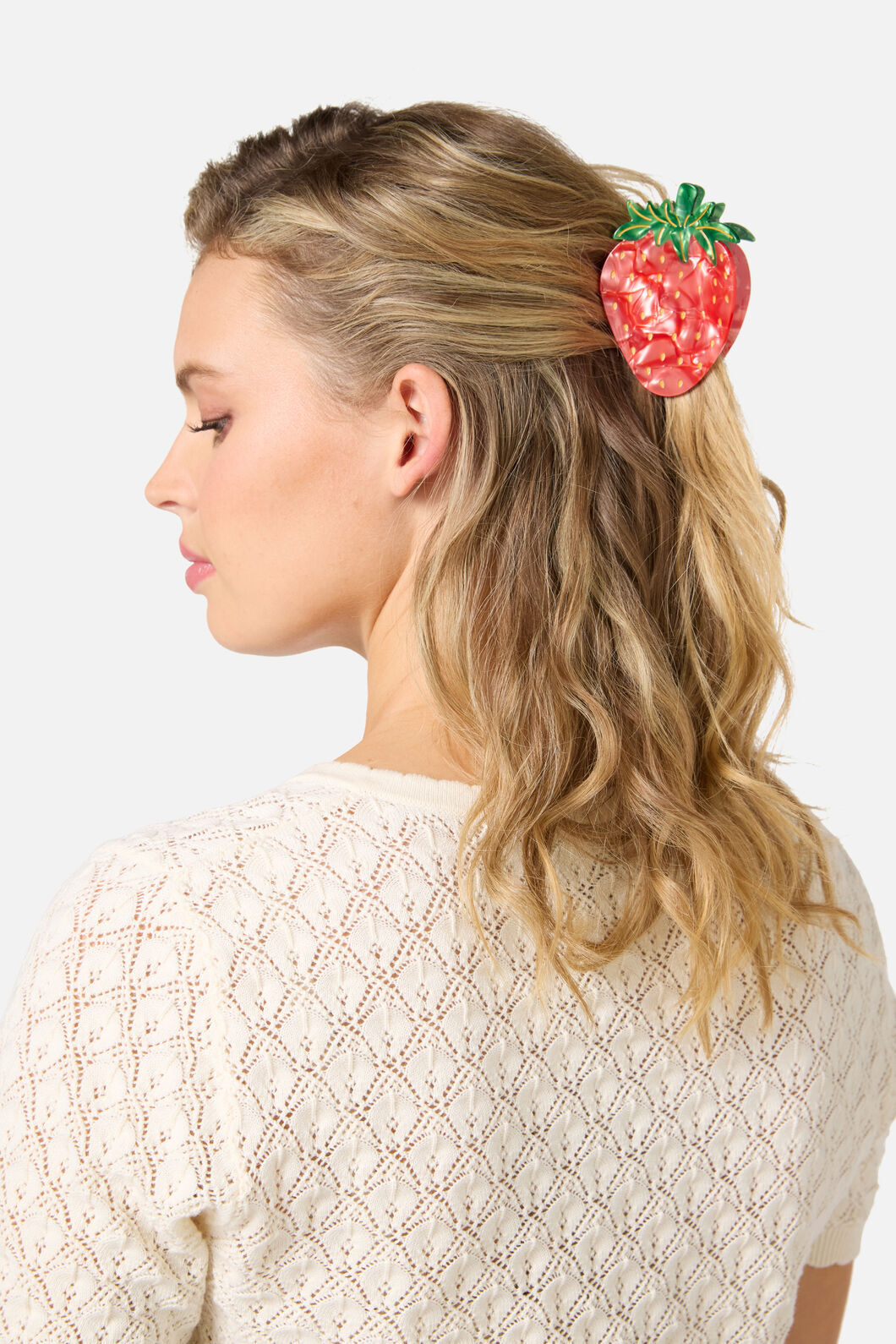 Princess Highway - Strawberry Claw Clip - red