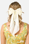 Princess Highway - Cream Long Satin Barrette Clip - cream