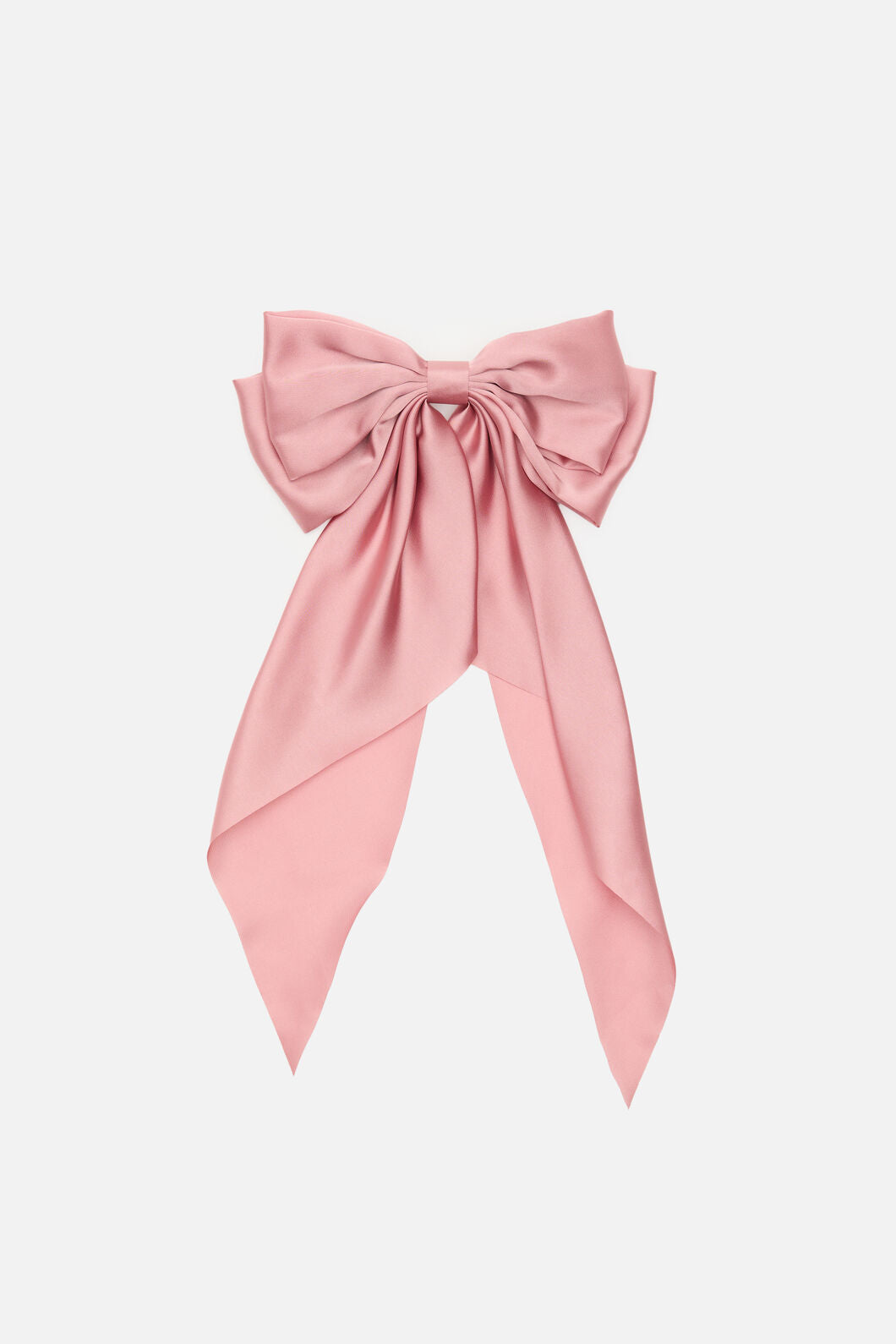 Princess Highway - Red Long Satin Barrette Clip - pink