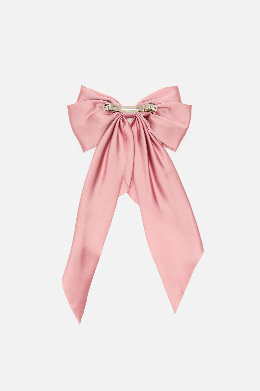 Princess Highway - Red Long Satin Barrette Clip - pink