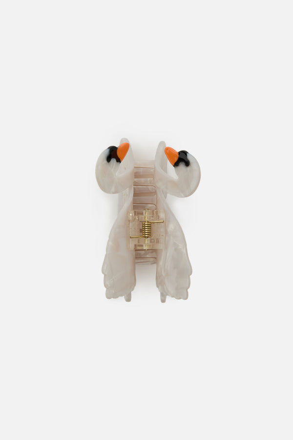 Princess Highway - White Swan Claw Clip - white