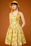 Princess Highway - Cat & Flora Reversible Hat - yellow