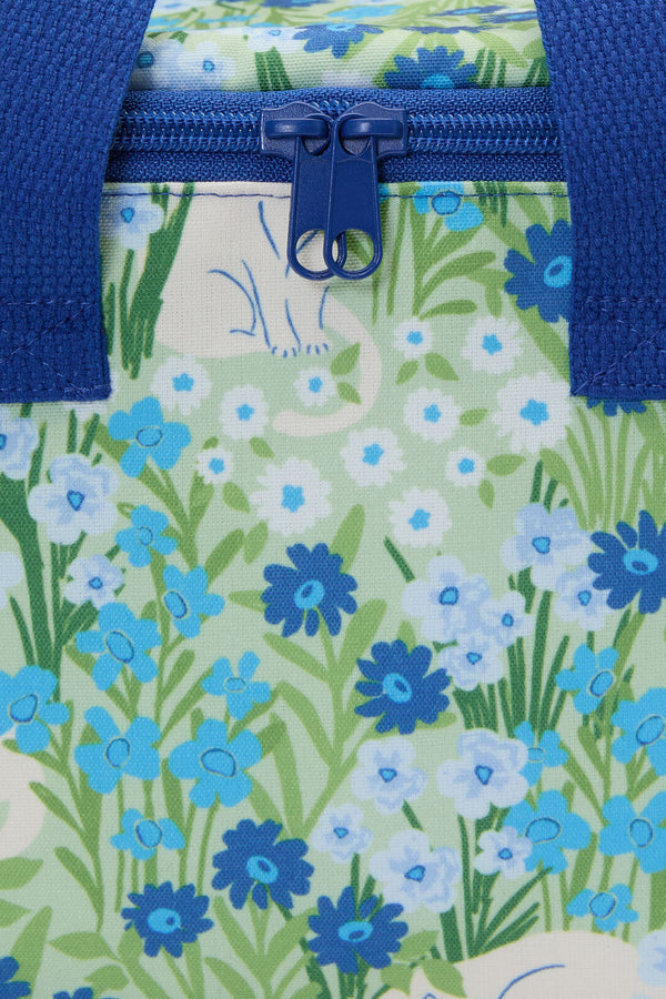 Princess Highway - Cat & Flora Lunch Bag - blue
