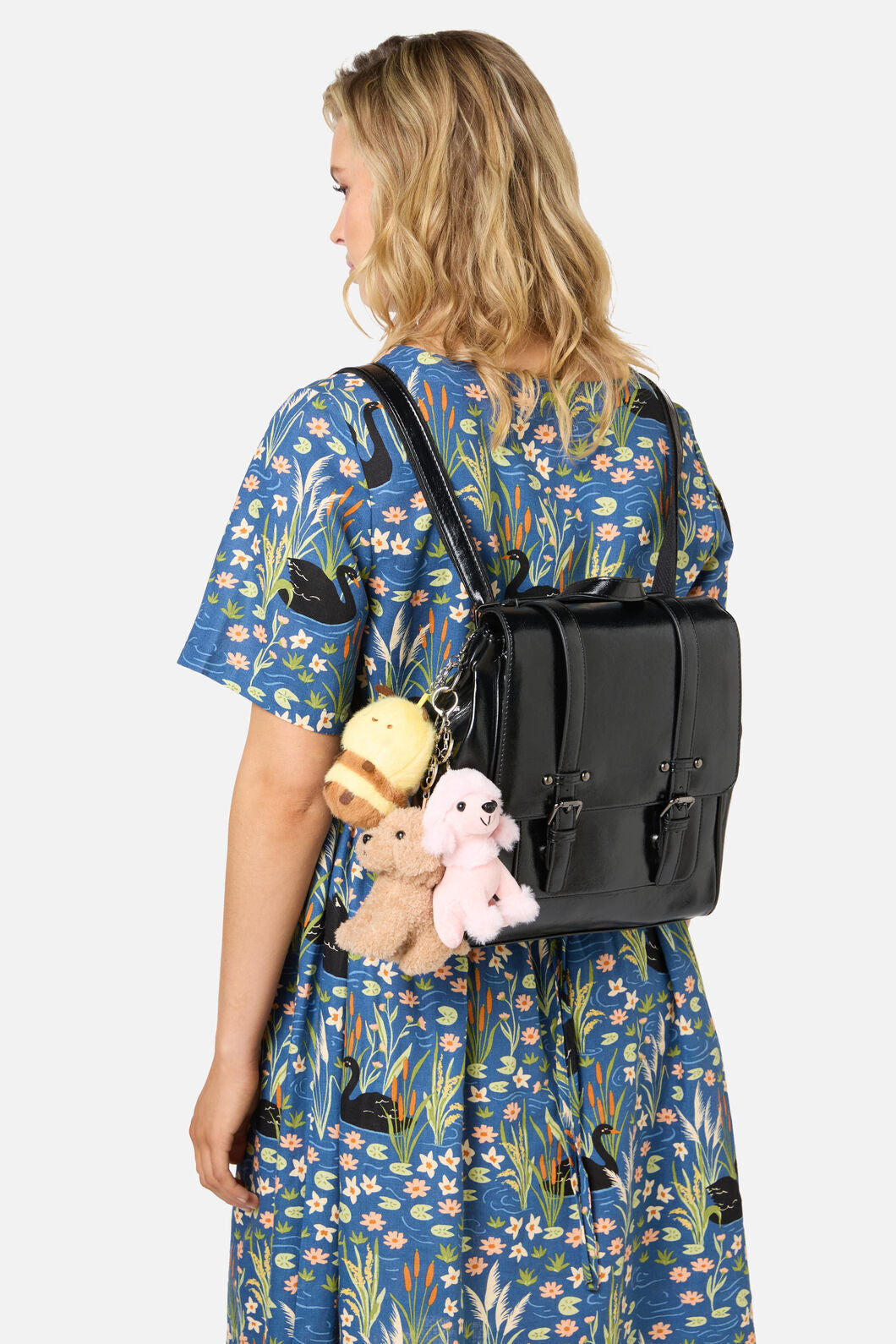 Princess Highway - Plush Bee Bag Charm - yellow