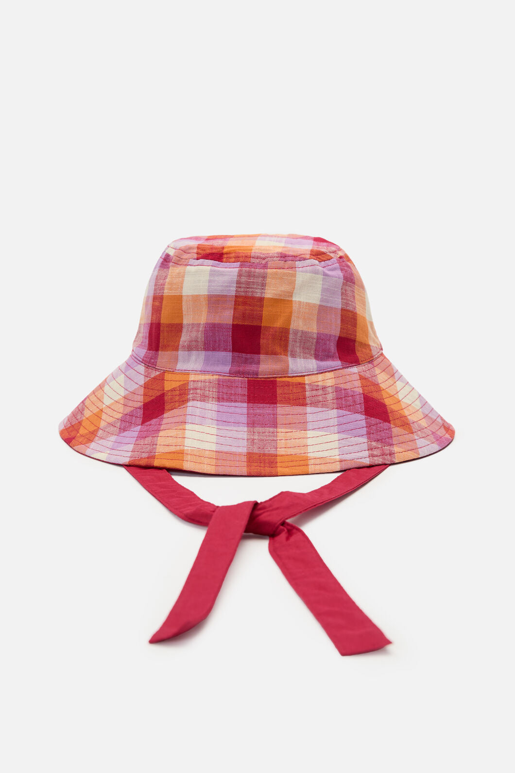 Princess Highway - Cassie Check Reversible Hat - red