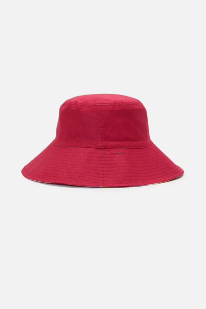 Princess Highway - Cassie Check Reversible Hat - red