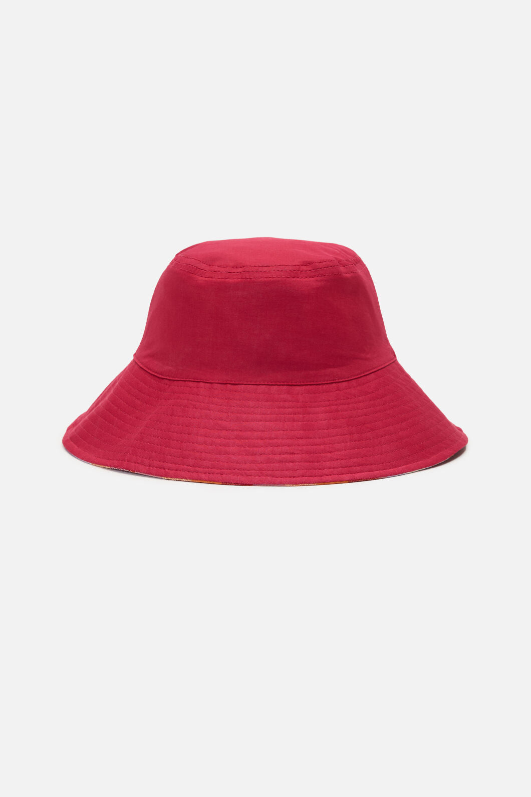 Princess Highway - Cassie Check Reversible Hat - red