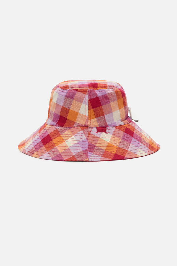Princess Highway - Cassie Check Reversible Hat - red
