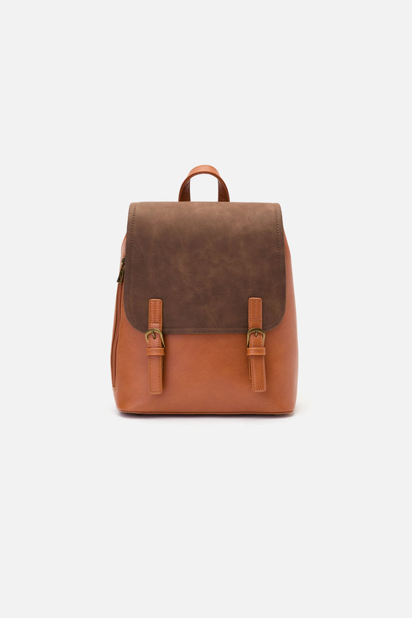 Princess Highway - Two Colour Backpack - tan