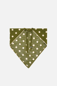 Princess Highway - Olive Spot Head Scarf - olive