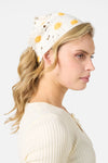 Princess Highway - Daisy Crochet Head Scarf - white