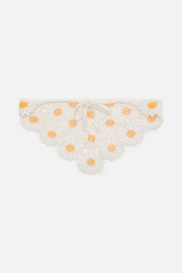Princess Highway - Daisy Crochet Head Scarf - white