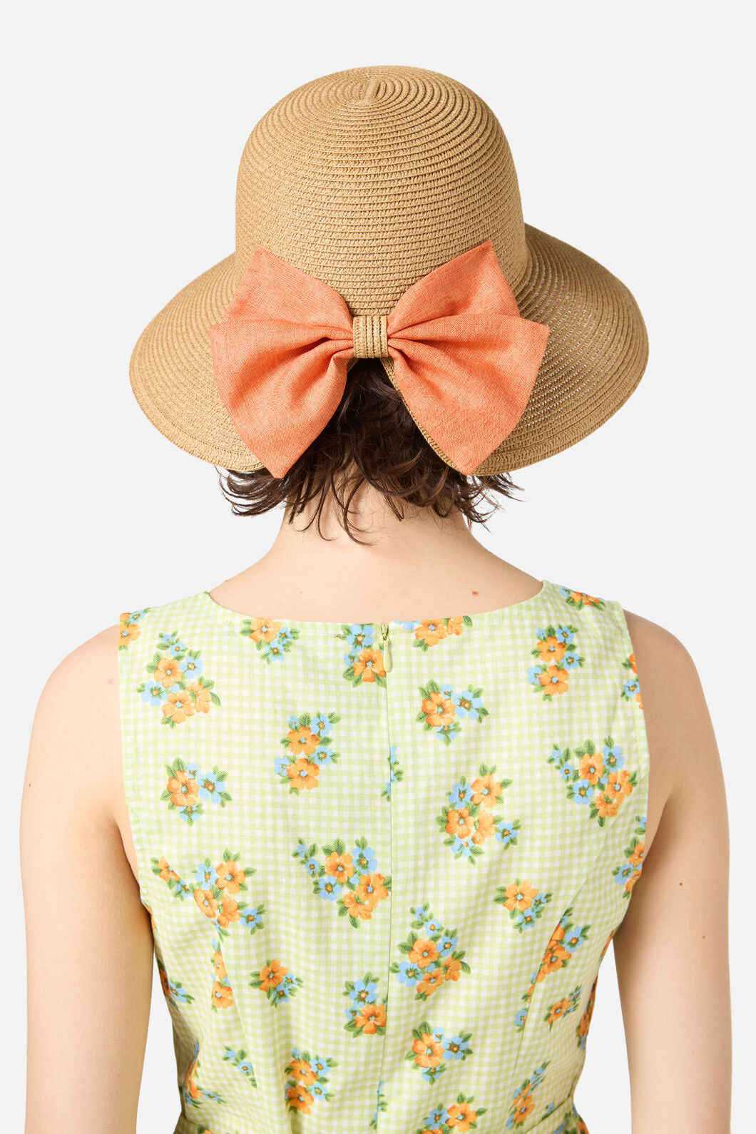 Princess Highway - Bow Cut Out Sun Hat - peach