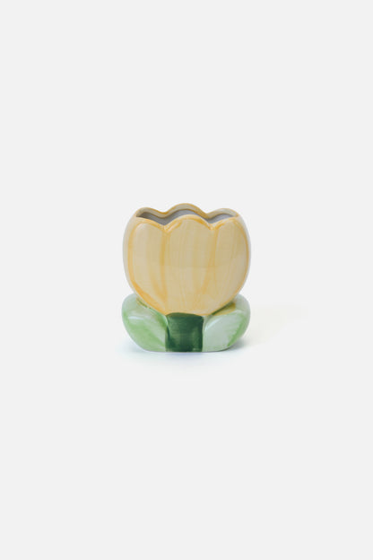 Princess Highway - Cute Tulip Vase - yellow
