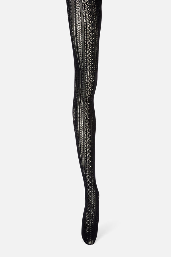Princess Highway - Black Lacey Tight - black
