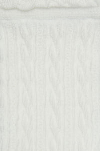 Princess Highway - White Textured Frill Sock - white