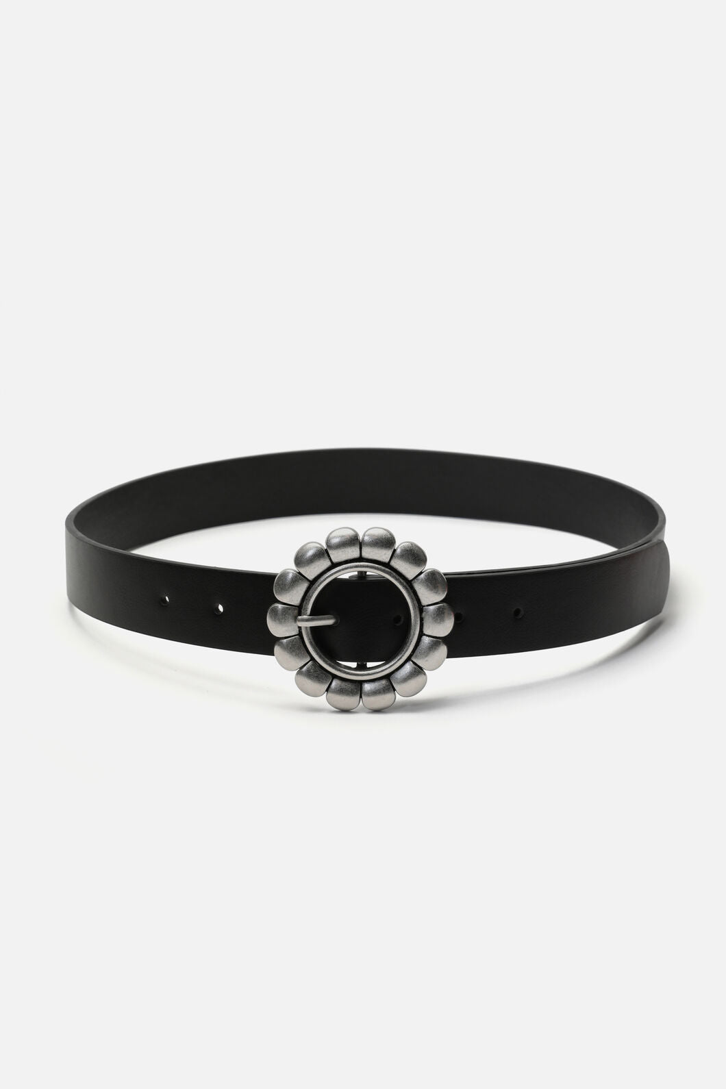 Princess Highway - Daisy Buckle & Trim Belt - black