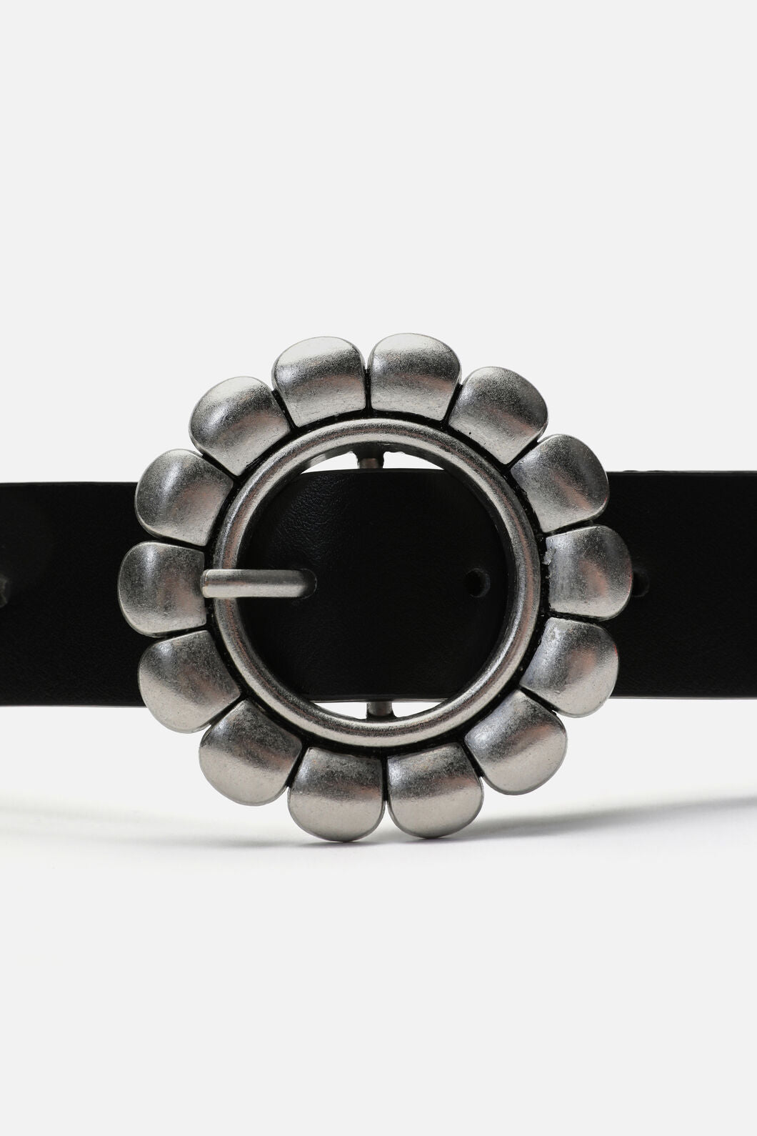 Princess Highway - Daisy Buckle & Trim Belt - black