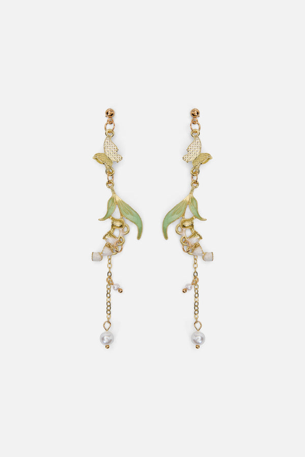 Princess Highway - Lily Drop Earrings - gold