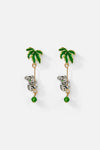 Princess Highway - Koala In The Tree Earrings - green