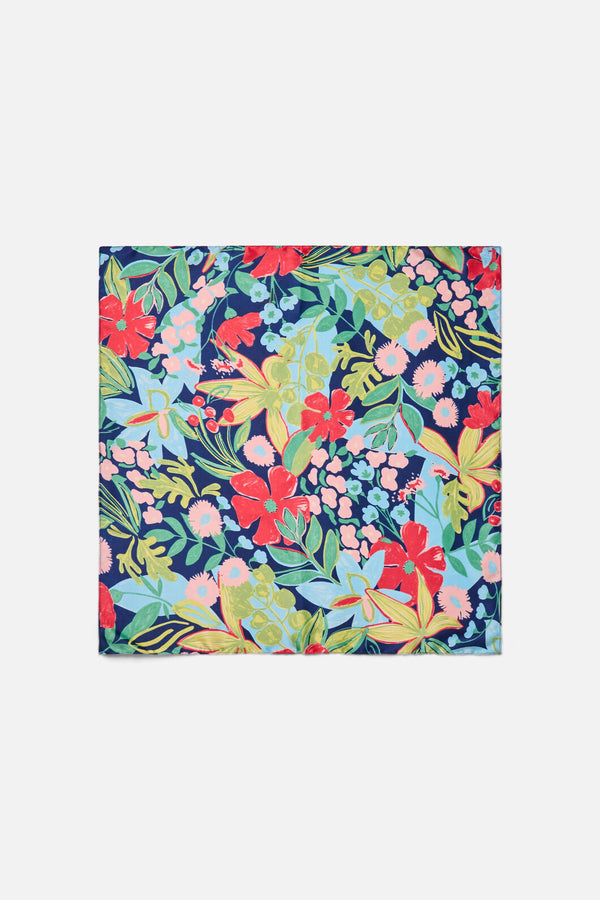 Princess Highway - Alexa Satin Scarf - blue