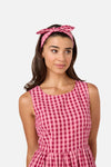 Princess Highway - Pink Margot Check Headband - pink