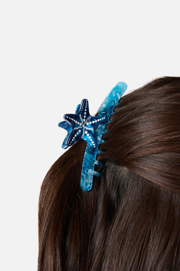 Princess Highway - Starfish Claw Clip - blue