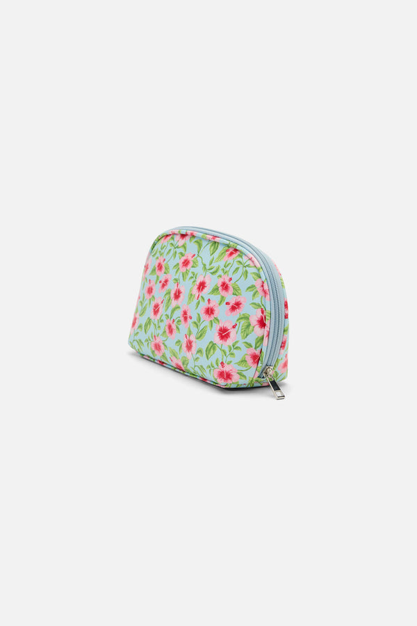 Princess Highway - Hibiscus Cosmetics Pouch - blue
