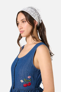 Princess Highway - Soft Lace Head Scarf - white