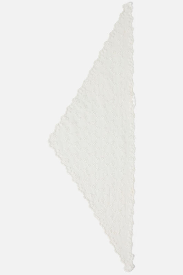 Princess Highway - Soft Lace Head Scarf - white