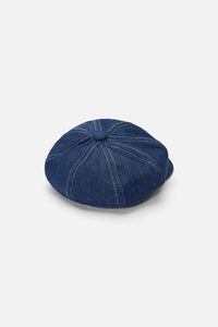 Princess Highway - Denim Page Boy Hat - navy