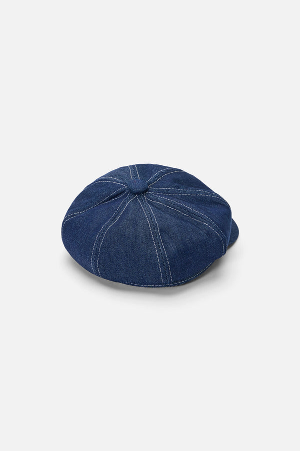 Princess Highway - Denim Page Boy Hat - navy