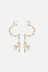 Princess Highway - Horse Sparkle EarringswithCuff - gold